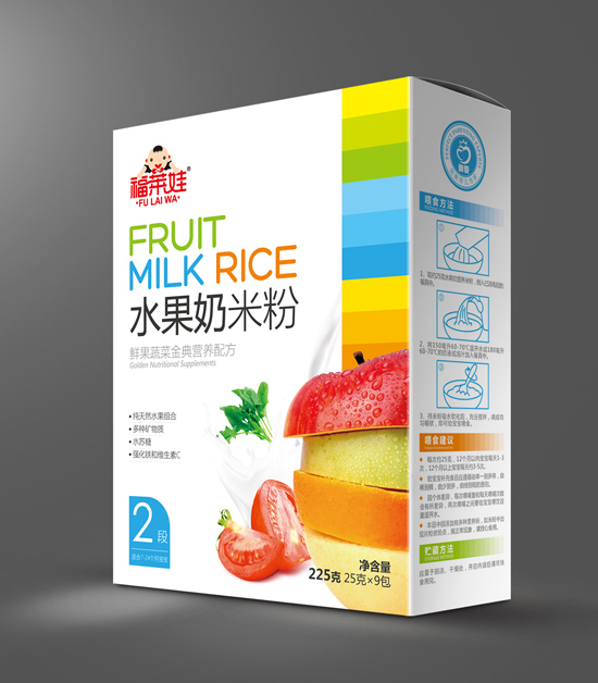 福萊娃鮮果蔬菜水果奶米粉