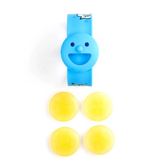 風語笑臉藍色+豆防蚊手表