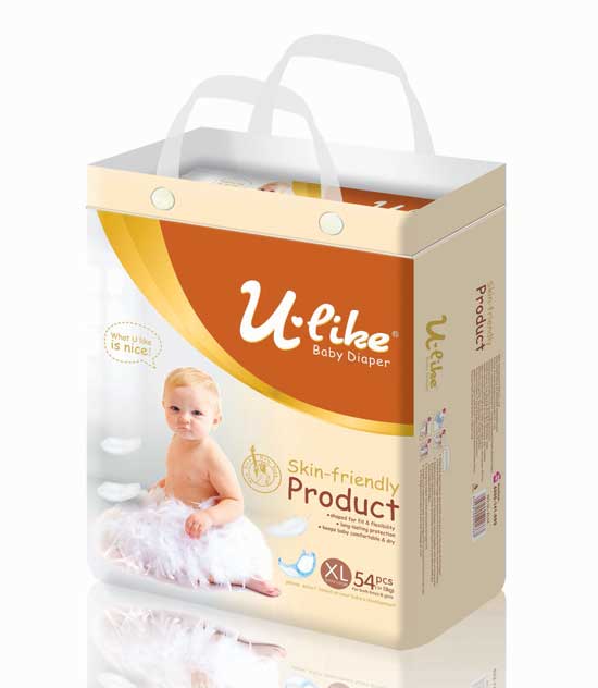 U-LIKE嬰兒紙尿片XL碼54片