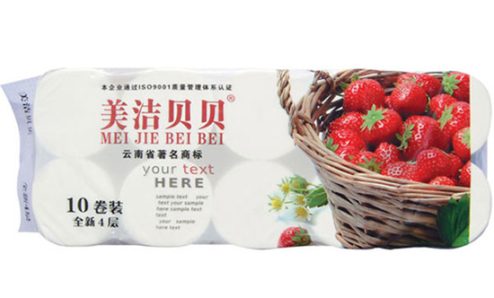 美潔貝貝4層草莓無心10卷1700g