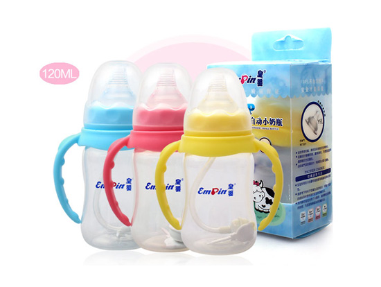 皇嬰標(biāo)口PP自動奶瓶120ML