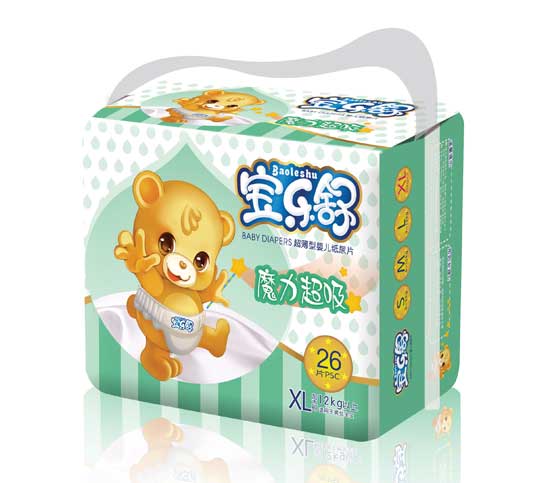 寶樂(lè)舒魔力超吸超薄紙尿片XL碼