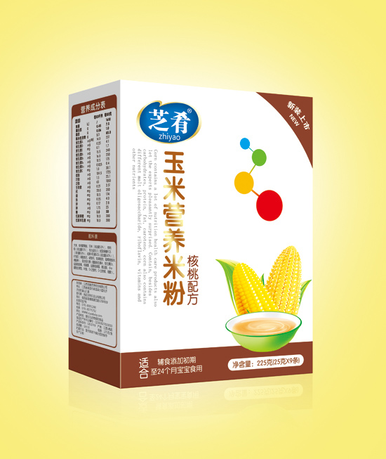 芝肴玉米營養(yǎng)米粉(核桃配方)盒裝