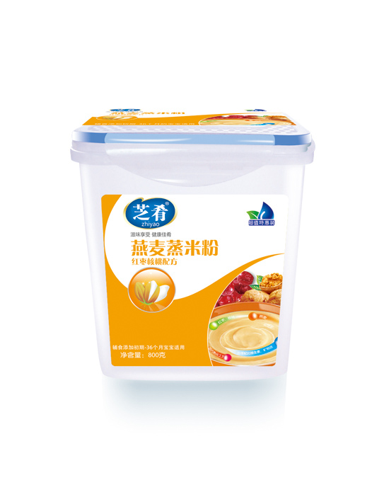 芝肴燕麥蒸米粉(紅棗核桃配方)