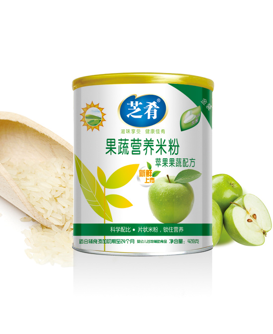 芝肴果蔬營(yíng)養(yǎng)米粉(蘋果果蔬配方)