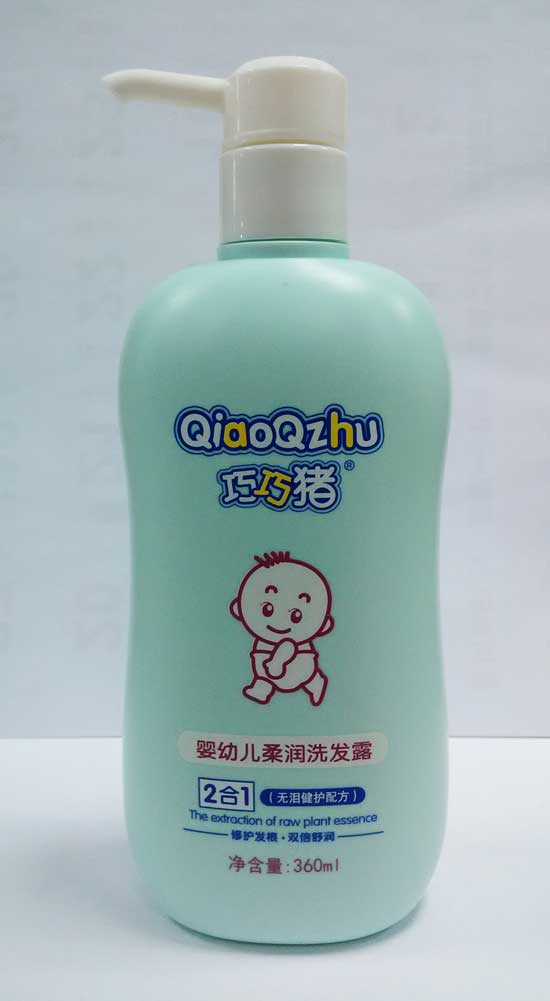 巧巧豬360ml嬰幼兒柔潤洗發(fā)露