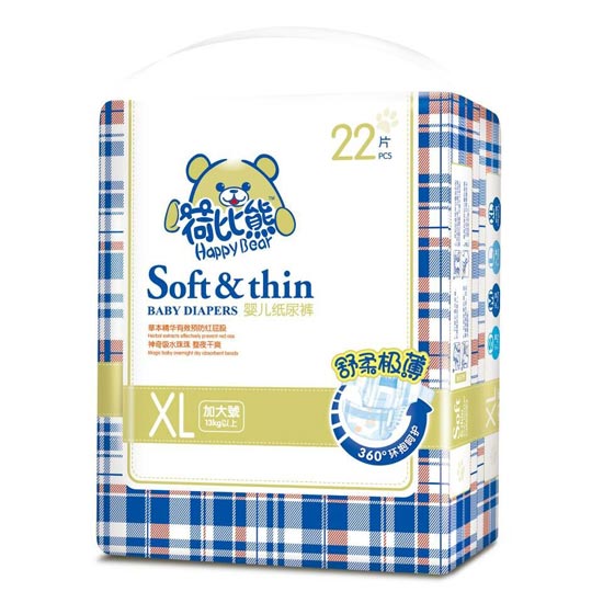 荷比熊嬰兒紙尿褲XL22片