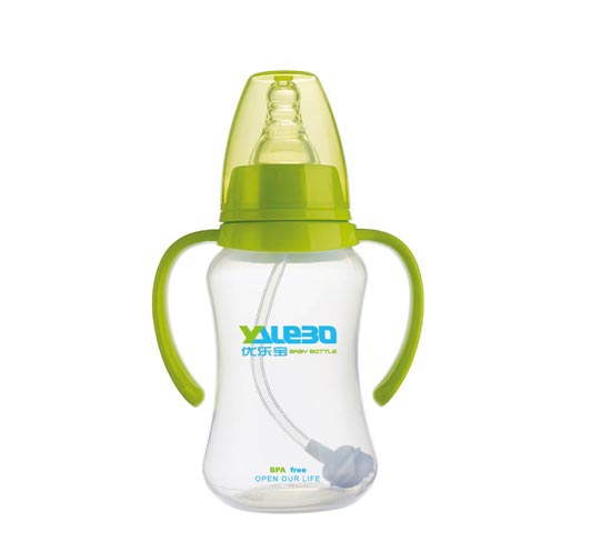 優(yōu)樂寶PP標(biāo)準(zhǔn)口徑有柄自動奶瓶210ML(Y)