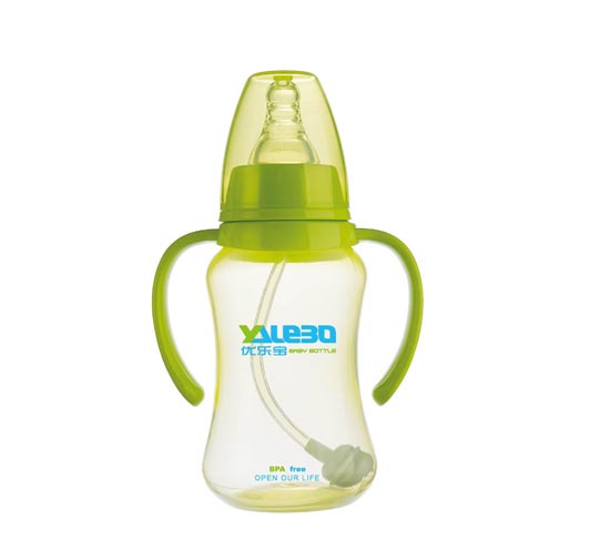 優(yōu)樂寶PP抗菌標(biāo)準(zhǔn)口徑有柄自動(dòng)奶瓶210ML(M)