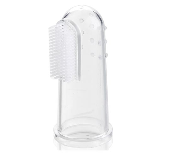 比酷熊手指套乳牙刷