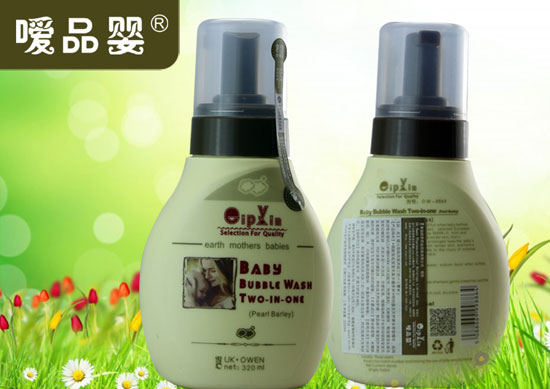 噯品嬰嬰兒泡泡洗發(fā)沐浴二合一(薏米)
