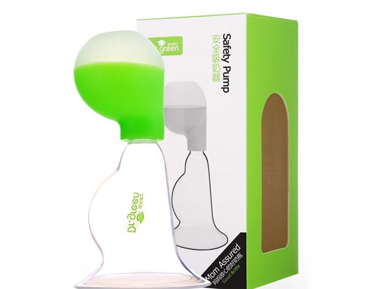 格林博士安全吸奶器綠色