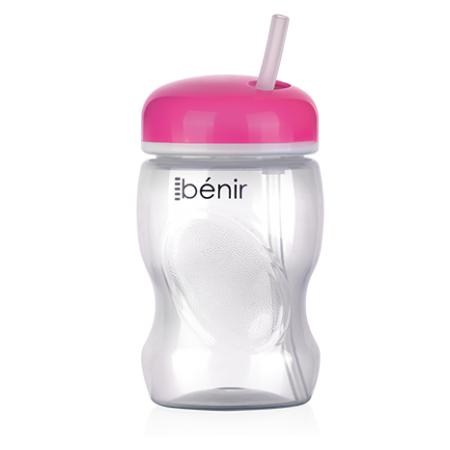 清素280ml吸管杯-玫紅色(第二階段)