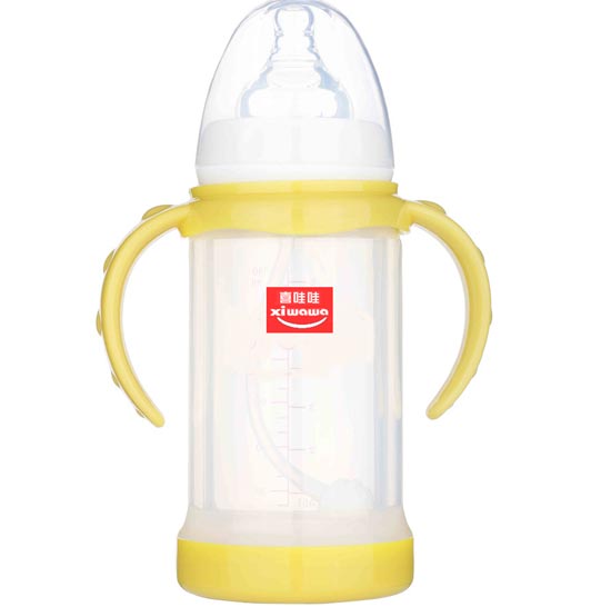 喜哇哇嬰幼兒玻璃奶瓶160ML