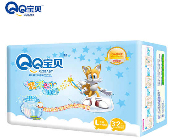 QQ寶貝魔術(shù)貼訓(xùn)練褲L32片