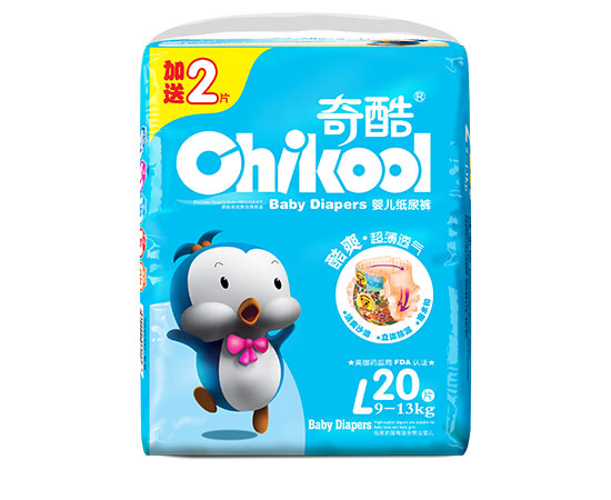 奇酷藍(lán)品鵝紙尿褲L20片