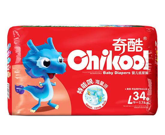 奇酷龍紙尿褲L34片