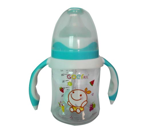 果兒180MLtritan晶透奶瓶藍(lán)色