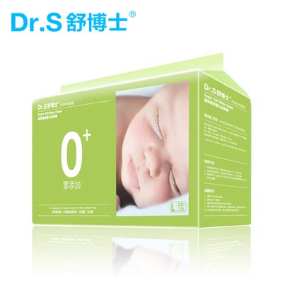 舒博士零添加0+超薄透氣干爽紙尿褲L32片