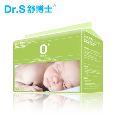 舒博士零添加0+超薄透氣干爽紙尿褲XL28片