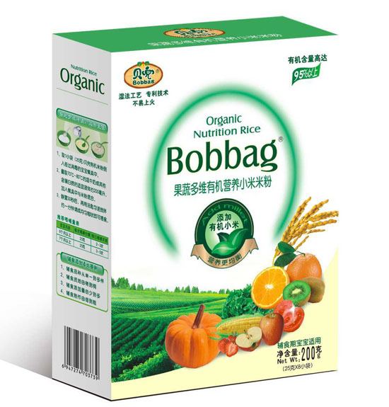 貝兜果蔬多維有機營養(yǎng)小米米粉