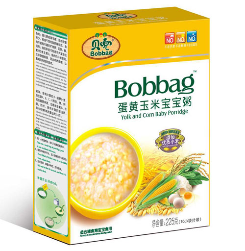 貝兜蛋黃玉米寶寶粥