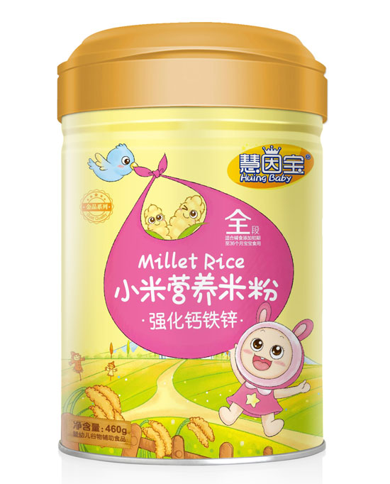 慧因?qū)殢?qiáng)化鈣鐵鋅小米營(yíng)養(yǎng)米粉