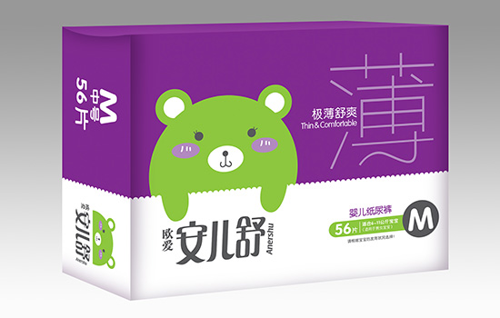 安兒舒嬰兒紙尿褲M56片