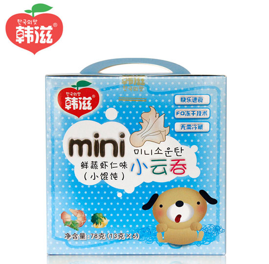 韓滋鮮蔬蝦仁味小云吞