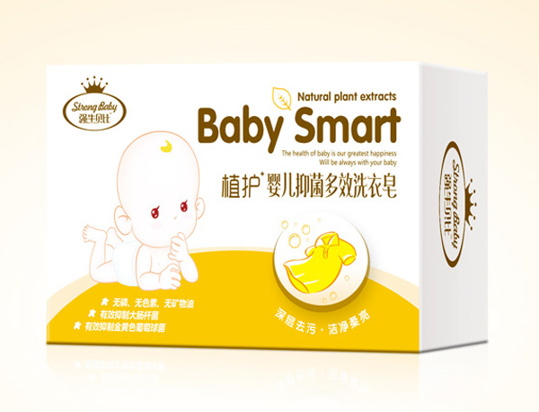 強生貝比嬰兒抑菌多效洗衣皂