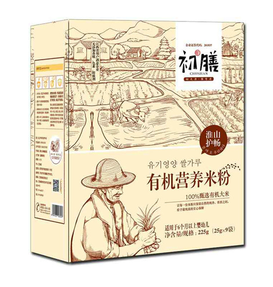 初膳有機(jī)營(yíng)養(yǎng)米粉淮山護(hù)暢盒裝
