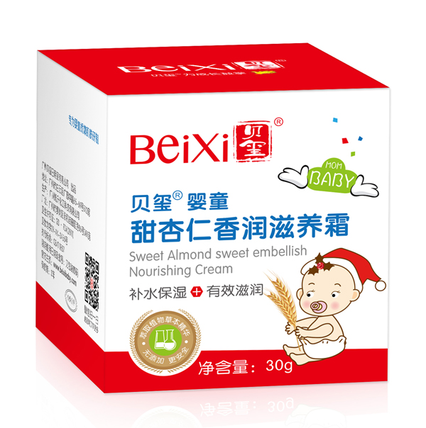 貝璽嬰童甜杏仁香潤(rùn)滋養(yǎng)霜(30g)