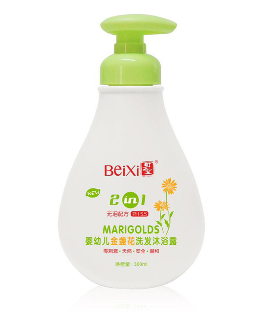 貝璽嬰幼兒金盞花洗發(fā)沐浴露
