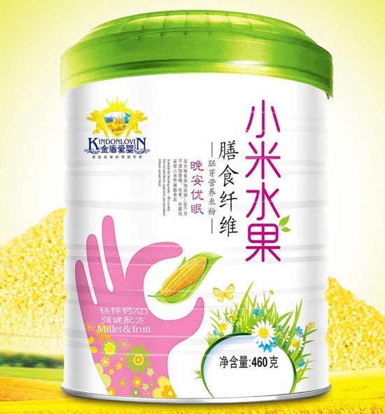 金盾愛(ài)嬰強(qiáng)健配方小米水果