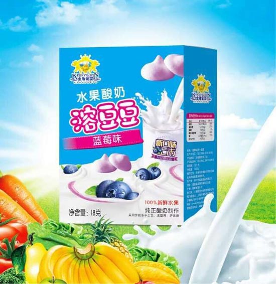 金盾愛(ài)嬰溶豆豆藍(lán)莓味