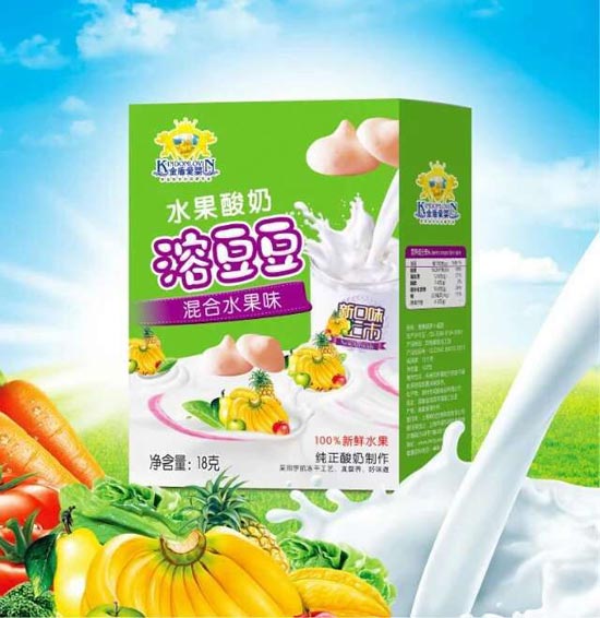 金盾愛嬰溶豆豆混合水果味