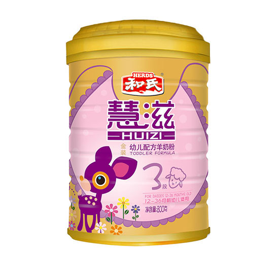 慧滋金裝幼兒配方羊奶粉3段800克