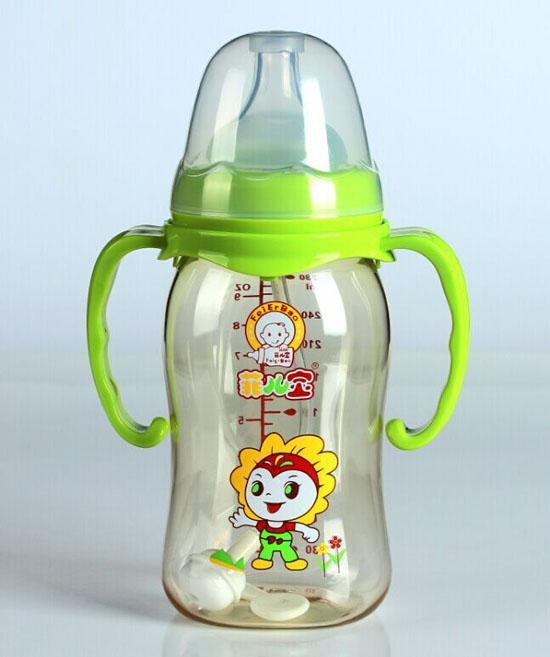 菲兒寶280ML弧形寬口PPSU綠色