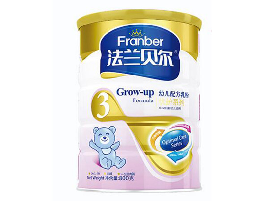 法蘭貝爾優(yōu)護(hù)嬰幼兒配方奶粉三段800g聽(tīng)裝