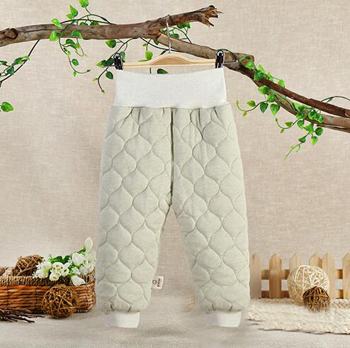 蓓琪兔嬰兒服飾2015秋冬新品絎棉系列高腰褲閉擋0