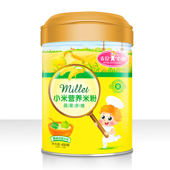 麥拉小廚-小米營養(yǎng)米粉罐裝-蔬果多維