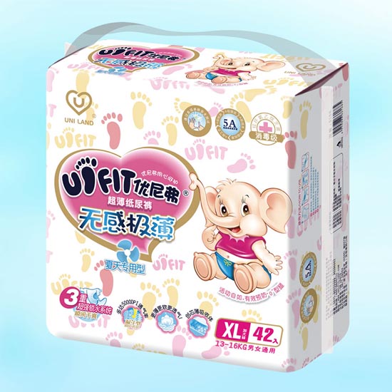 優(yōu)尼弗無(wú)感極薄嬰兒紙尿褲XL碼42入