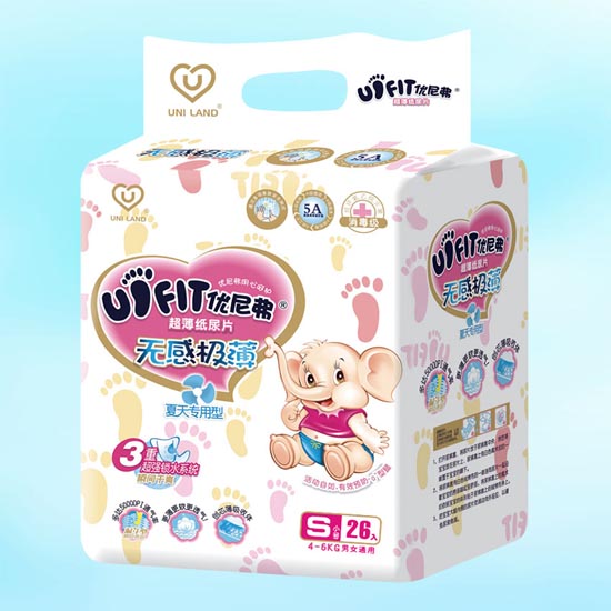 優(yōu)尼弗無感極薄嬰兒紙尿片S碼26入