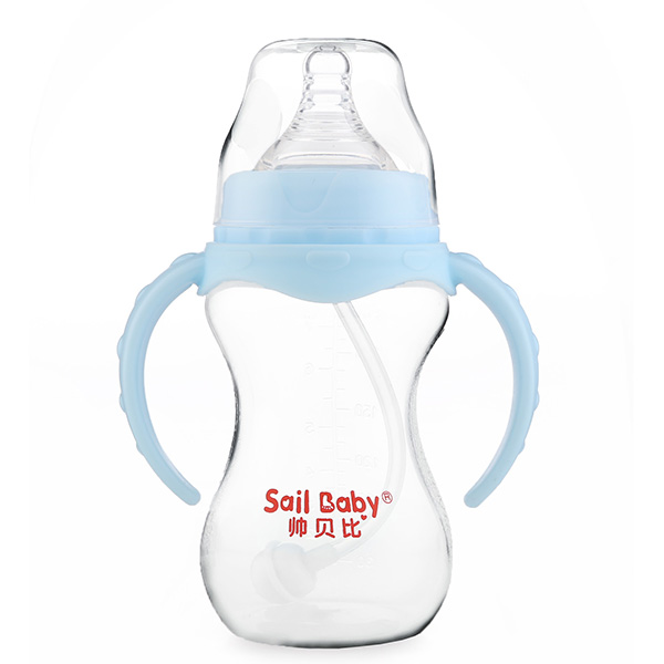 帥貝比超炫PP奶瓶小藍