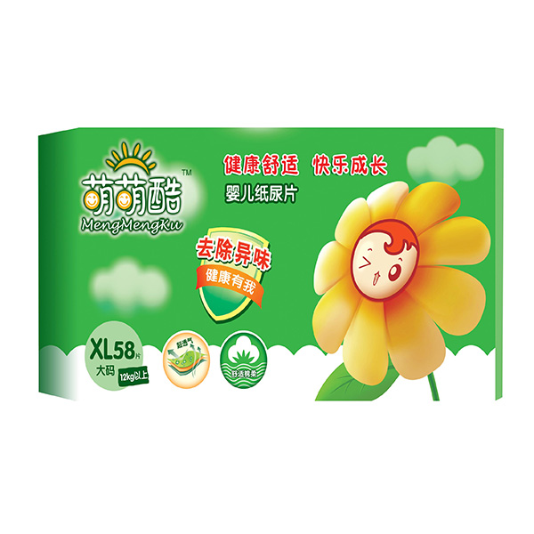 萌萌酷嬰兒紙尿片XL58片_02