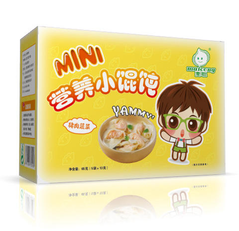 麥聰營養(yǎng)小餛飩豬肉蔬菜1