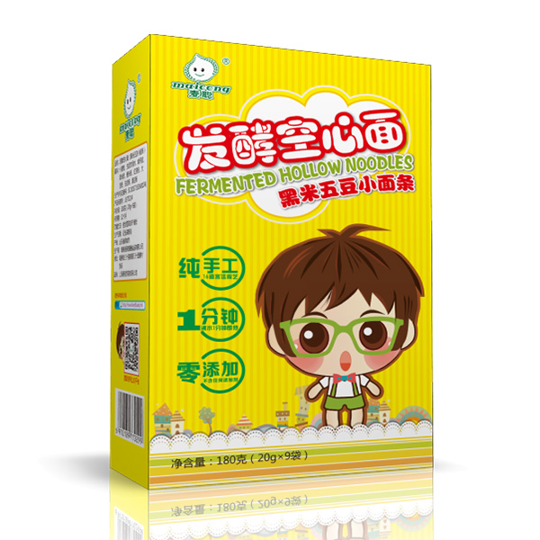 麥聰黑米五豆小面條-1