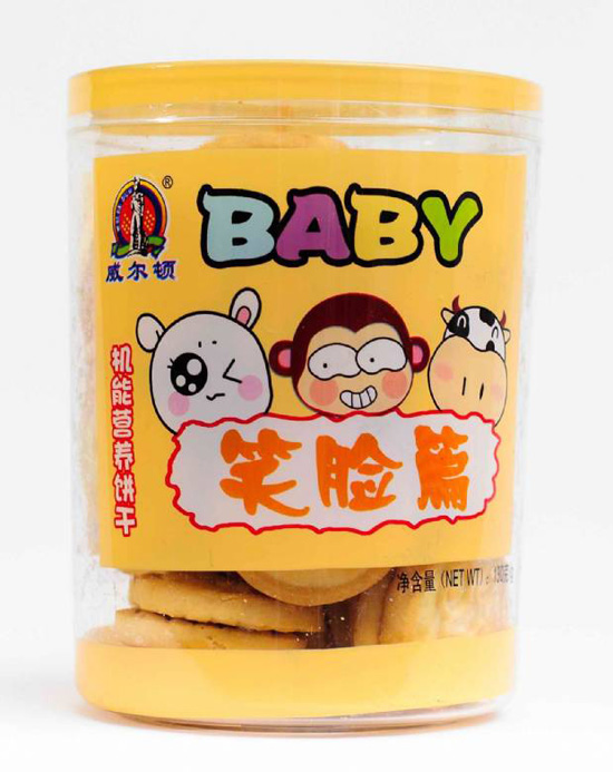 威爾頓機(jī)能營養(yǎng)餅干130G(塑料罐)笑臉篇