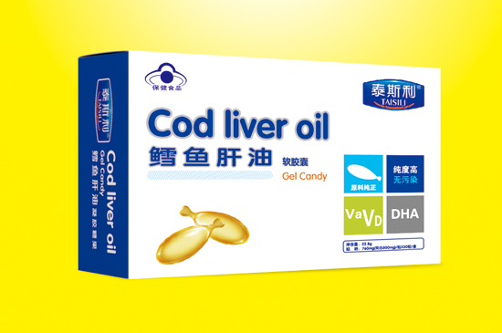 泰斯利鱈魚肝油軟膠囊