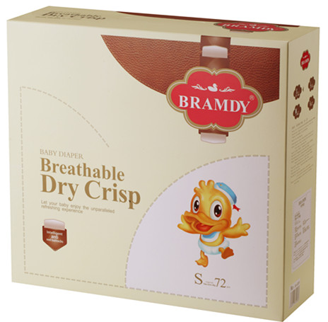 布萊迪透氣干爽嬰兒紙尿褲S碼72片